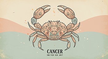 Cancer Astrology Ultra – Elegant Zodiac Crab Design, Cancer (Astrology), zodiac, astrology, crab HD wallpaper