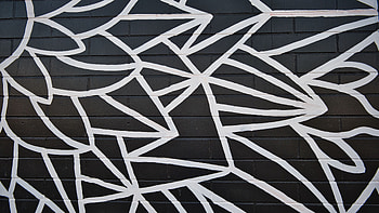 Black White Texture Stripes Shapes Abstraction Abstract HD wallpaper