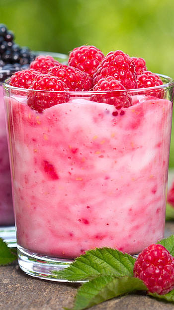 Raspberry, Milkshakes HD phone wallpaper