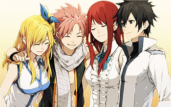Fairy Tail , Backgrounds, Exciting Scenes, Anime HD wallpaper
