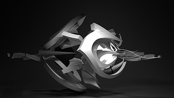 Background, Shine, Light, 3D, Figurine, Rendering HD wallpaper