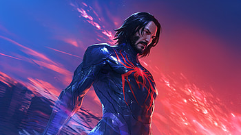 Keanu Reeves As Spider Man 2099, spiderman, spiderman-2099, superheroes, artwork, artist, digital-art, keanu-reeves, ai HD wallpaper