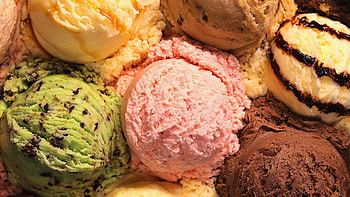 ice-cream, balls, scoops, favours HD wallpaper