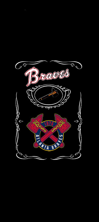Atlanta Braves Jack D, symbol, art HD phone wallpaper