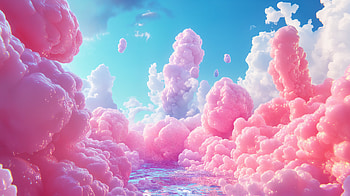 Cotton Candy Sky: A Stunning Ultra, pink, pink aesthetic, sky HD wallpaper