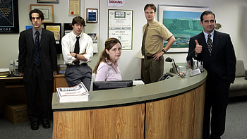Rainn Wilson, The Office (Us), Michael Scott, Tv Show, B J Novak, Dwight Schrute, Jenna Fischer, Jim Halpert, John Krasinski, Pam Beesly, Ryan Howard, Steve Carell HD wallpaper