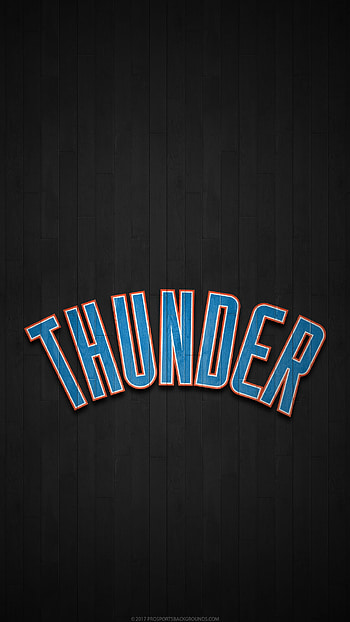 Oklahoma City Thunder, Thunder , Thunder backgrounds, NBA team HD phone wallpaper