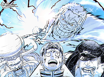 One Piece : Garp's Thunder — Koby & Crew, Anime, One Piece, Monkey D. Garp, Koby (One Piece) HD wallpaper