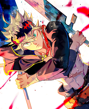 Black clover, asta, anime, cool asta, with sword HD phone wallpaper