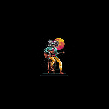Musician, digital art, minimal HD phone wallpaper