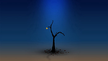 Vector, Dark, Wood, Tree, Loneliness HD wallpaper