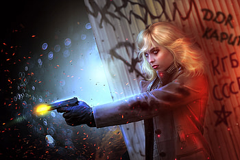 Lorraine Broughton Atomic Blonde Fictional Character Artwork, atomic-blonde, artist, artwork, digital-art HD wallpaper