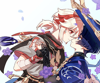 Kaedehara Kazuha & Scaramouche, Scaramouche (Genshin Impact), Kaedehara Kazuha (Genshin Impact), video game, Genshin Impact HD wallpaper