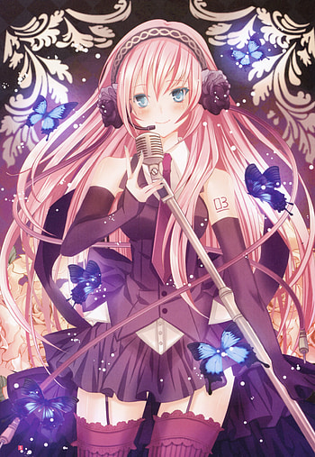 Luka Megurine, Hatsune Miku's friend, Stunning graphics, Vocaloid sensation HD phone wallpaper