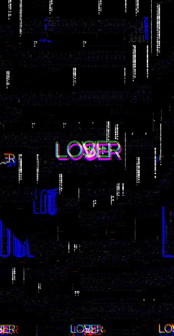 Loser Lover, glitch, emo, dark, edgy HD phone wallpaper