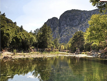 Cirali, Olympos, Turkey, turkey, cirali, lake, olympos HD wallpaper
