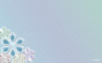 Glass flowers, glass, flowers HD wallpaper