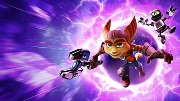 Ratchet and Clank , Rift Apart edition, Gaming art, source HD wallpaper