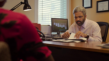 Jeffrey Wright, The Laundromat, Malchus Irvin Boncamper, Dell monitor HD wallpaper
