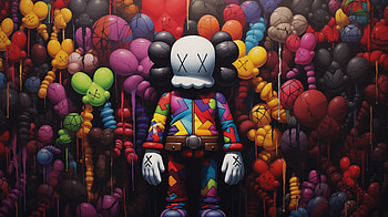 KAWS Art, artistic, kaws HD wallpaper