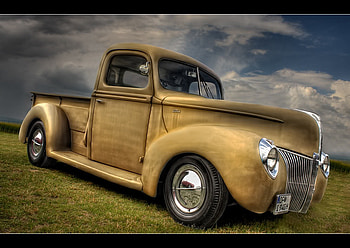 The Good old Days, classics, true, gold, trucks HD wallpaper
