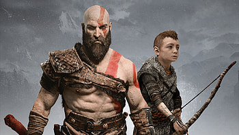 Kratos And Atreus, god-of-war-4, god-of-war, 2018-games, games, ps-games HD wallpaper