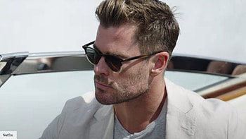 Spiderhead movie, Chris Hemsworth, Netflix HD wallpaper