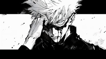 JJK Satoru Gojo Manga, Satoru Gojo, manga, Anime, Jujutsu Kaisen HD wallpaper