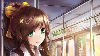 After School Girl, anime-girl, anime, artist, artwork, digital-art, deviantart HD wallpaper