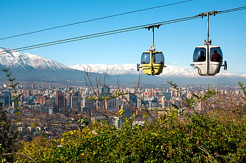 San Cristobal Hill, Santiago (Chile) HD wallpaper