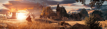 fantasy, landscape, castle, fantasy landscape HD wallpaper