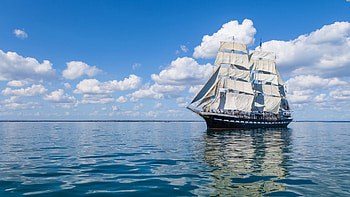 Sail into the wind, Oceanic serenity, Sailboat , Seafaring escapades HD wallpaper