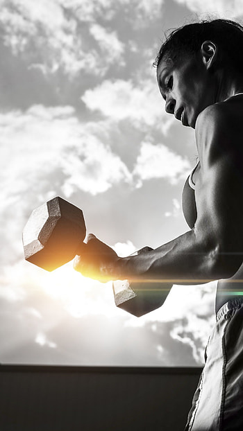 Fitness exercise, Gym workout, Sportswear motivation, Active lifestyle HD phone wallpaper