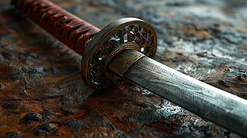 Exquisite Samurai Sword Close-Up - Katana, katana, sword, Samurai Sword, close-up HD wallpaper