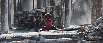 Deadpool Winter Scene, movie, Deadpool & Wolverine HD wallpaper