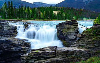Canada-Waterfall, nature, water, Waterfall, Canada HD wallpaper