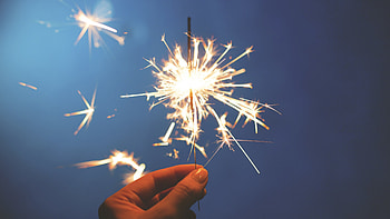 Sparkler lights, Ultra , beauty, Fireworks display HD wallpaper
