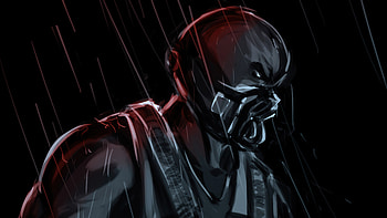 Bane Minimal Artwork , bane, superheroes, artist, artwork, digital-art, artstation HD wallpaper