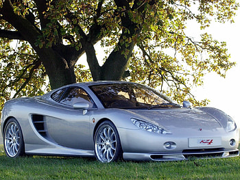 Ascaroi, silver, trees, car HD wallpaper