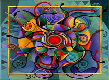 Many paths _mandala, abstract, color, creative art, mandalas HD wallpaper