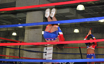 USA CHEERLEADERS at the MMA, marines, recon, usmc, marine corps HD wallpaper