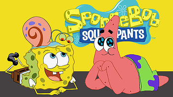Gary and SpongeBob, Patrick Star (SpongeBob SquarePants) HD wallpaper