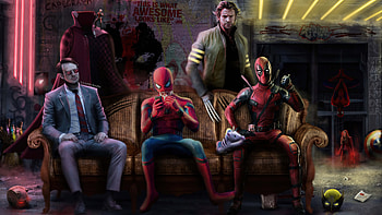 Deadpool Mcu Club , deadpool, superheroes, artist, artwork, digital-art, artstation HD wallpaper
