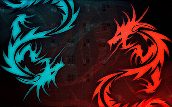 Red Dragon HD wallpaper