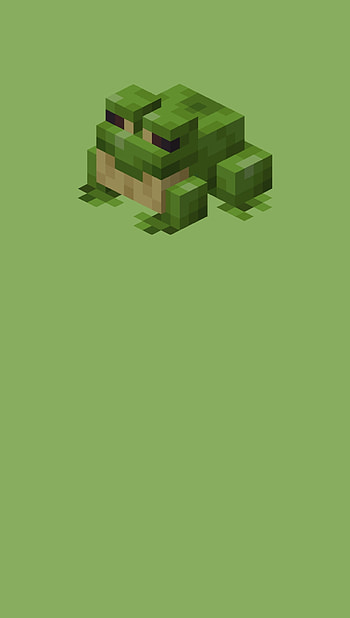 minecraft - green frog HD phone wallpaper