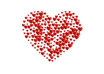 Happy Valentine's Day!, valentine, white, red, card, heart HD wallpaper