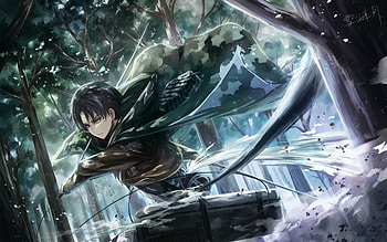 Shingeki no Kyojin, Levi Ackerman, Anime characters, Japanese manga HD wallpaper