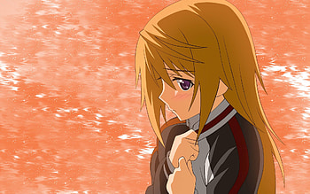 Anime, Rain, Sadness, Girl, Blonde HD wallpaper