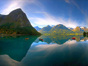 Peaceful_Landscape, cool, peaceful-landscape, , lake HD wallpaper