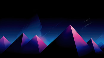 Pyramid Escape Minimal, artist, artwork, art, digital-art, pyramid, minimalism HD wallpaper